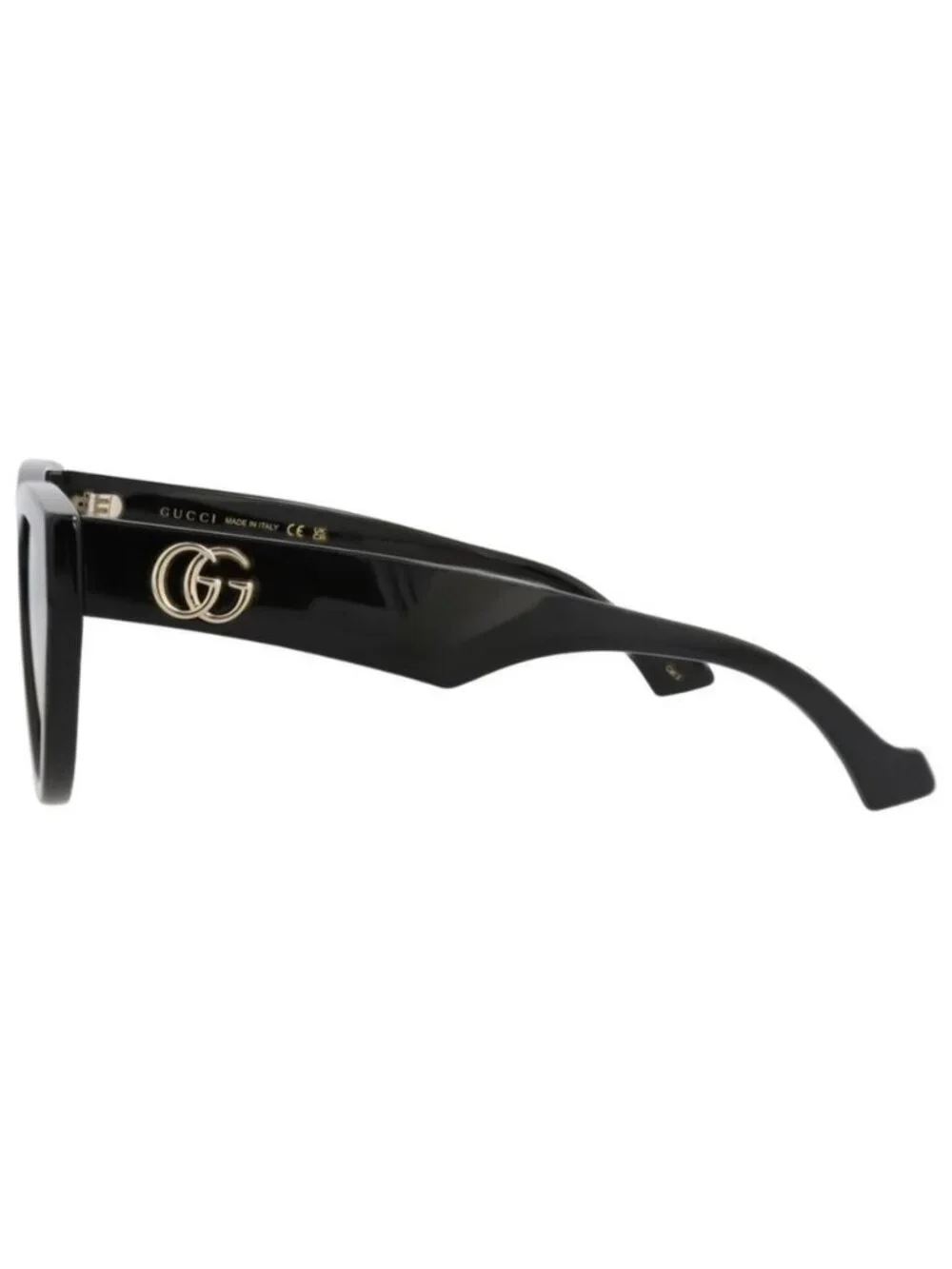 New New Gucci Womens Cat Eye Black Black Grey Fashion Designer Sunglasses